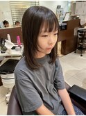 レイヤーカット顔まわりカットレイヤーボブサイドバング