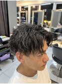 緩めツイストスパイラルパーマ ジェントルパーマ 波巻きパーマ