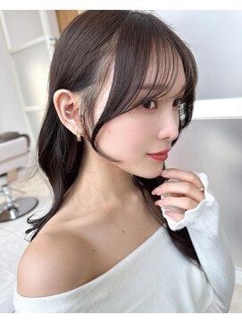 アフロートリノ(AFLOAT Leino) 大人可愛い韓国ヘア レイヤーカット くびれヘア 似合わせ#