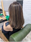 【髪質改善】カット+ハイブリッドカラー+水素トリートメント