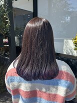 サバ ヘアー スペース(SABA hair space) 裾カラー/パープルカラー