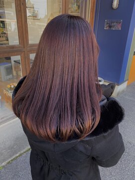 ヘアーデザインディアー(hair design Dear～) 艶カラーワンカールスタイル
