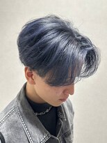 アリープパロット(ALEAP parrot)&nbsp;メンズ/ペールブルー/センターパート【ALEAP parrot/多賀】