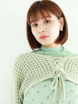 テトテ 天王寺店(tetote) 【tetote天王寺】ぱっつん前髪 / 大人ボブ / ニュアンスカラー