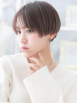 モッズヘア 越谷(mod's hair) ベージュカラー切りっぱなしボブマッシュTb10越谷20代30代40代
