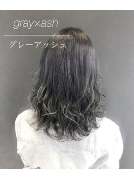 アンジェ(Ange) シルバー、グラデーション、インナー、エクステ、ハイライト