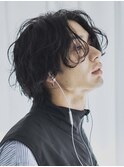 ニュアンスパーマ韓国マッシュスペインカールメンズスタイル
