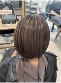 白髪ぼかしハイライト
