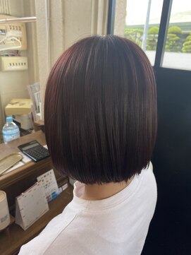 ボアップ 松山店(boappu) #ピンクブラウン#髪質改善トリートメント#イルミナカラー