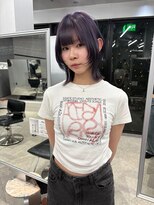 ペレ 梅田(PELE) ホワイトグレージュ/デジタルパーマ/チェリーブラウン/梅田