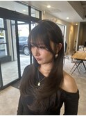 10代20代30代韓国ヘア顔周りレイヤーカット