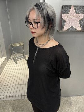 ペレ アネックス 大阪梅田茶屋町店(PELE ANNEX) ホワイトグレージュ/デジタルパーマ/フェザーパーマ/梅田