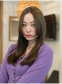 さらっと重ためが可愛い顔周りレイヤー＊オリーブベージュ＊銀座