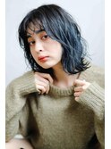 ナチュラルボブくびれヘアアプリコットオレンジ20代30代40代50代