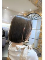 ジップ 稲毛店(ZIP) 切りっぱなしボブミニボブタッセルボブ顔まわり韓国ヘア