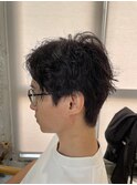メンズショートニュアンスパーマ