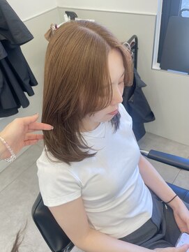 ゴウトゥデイシェアサロン 町田店(GO TODAY SHAiRE SALON) ブリーチなしブラウンベージュカラー♪