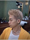 ホワイトベージュショート