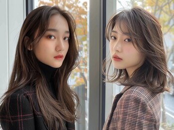 イオエ(ioe)の写真/一人ひとりの髪質・輪郭を活かした、「顔が映える」「小顔に見える」「巻きやすい」顔周りデザインに☆