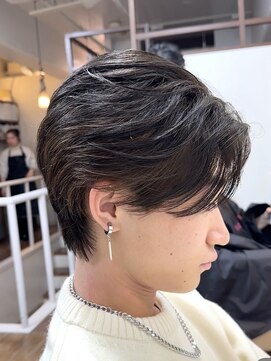 ニュアンスパーマ/ センターパート/フェザーウルフ/ルーズパーマ