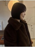 ボブ/切りっぱなしボブ/小顔カット/