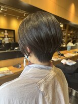 オーガニック ライフ 若葉 鶴ヶ島(organic+life)&nbsp;20代30代◎小顔見せハンサム黒髪ショート丸み