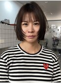 レイヤーボブ　顔周りレイヤー