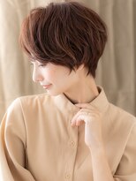 カバーヘアアンドスパ ブリス 浦和(COVER HAIR&SPA bliss) ミルクティーベージュベリーショートマッシュパーマ30代40代X