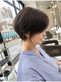 丸みショートボブ