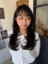 エトワ 中央店(etoi)&nbsp;大分韓国かき上げレイヤーカット大人レイヤー顔まわりレイヤー