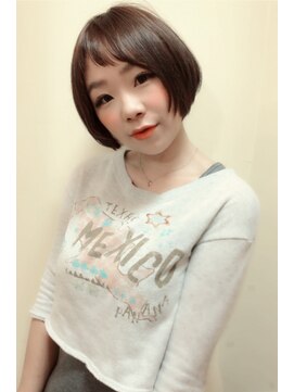 ラウンジ モリオ イケブクロ(Lounge MORIO Ikebukuro) 【morio池袋】小顔前上りグラデーションボブ