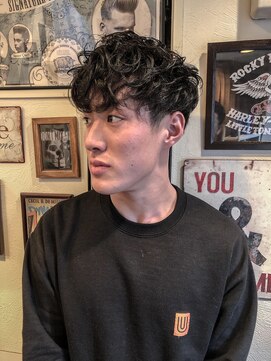 グルーマーズトウキョウ(GROOMER/S TOKYO) マッシュ×ハードパーマ【HOMME HAIR ZERO伊藤】