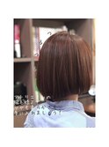 ストレートボブ×セミディ♪縮毛矯正<二子玉川店>