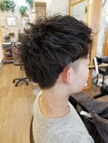 ルークス 中央林間(LOOOKS) men'sヘアカタ！パーマツーブロック