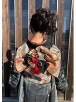 ラスティー(hair collection Rusty)&nbsp;成人式振袖着付け