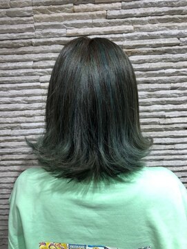 ビスイル 秋葉原店(Vis ill) 大人かわいい/オリーブ/バレイヤージュ/ハイライト/小顔