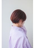 暖色カラー×ショート