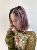 ピンクシャドールーツで抜け感抜群カラー！