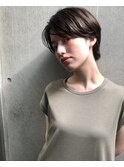ショートボブ 大人ショート イノアカラー 艶髪