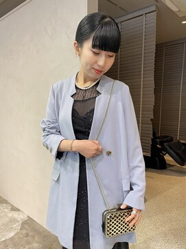 インビテーション 名古屋(invitation) 前髪カット、重めパッツン