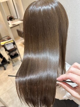 ジーナ 船橋(Zina) 髪質改善＊ロングレイヤーグレーベージュ＊美髪【Zina石井】