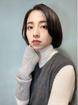 ヘアメイク パッセージノエ 浜田山店(Passage noe) 内巻きミニボブ
