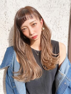 ラグーンアライブ(LAGOON ALIVE) -LAGOON ALIVE-新田/前髪/ハイライト/ダブルカラー/ベージュ