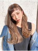 -LAGOON ALIVE-新田/前髪/ハイライト/ダブルカラー/ベージュ