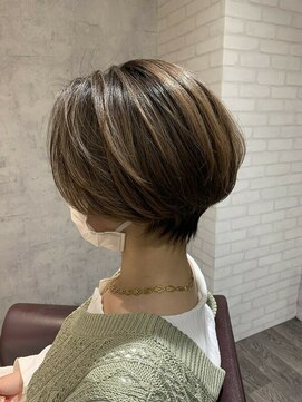 アフィナー(Afinar) 【横浜/Afinar】バレイヤージュ×ショート