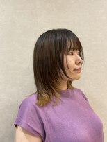 シンプル(Simple)&nbsp;ウルフカット×インナーカラー