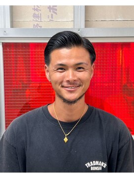 メリケンバーバーショップ トーキョー(MERICAN BARBERSHOP TYO) MEN'SHAIR束感ショート波巻きマッシュパーマハイライト37