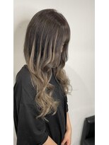 ヘアーデザイン ジェルム(Hair Design germe) グレージュカラー　バレイヤージュ風　--RINA--