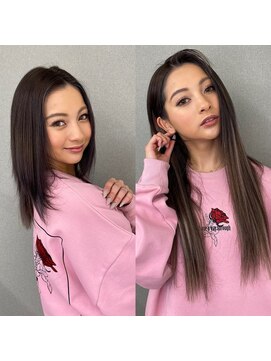 グロウ 渋谷(grow) ☆ゆきぽよちゃん☆プルエクステでロング