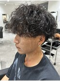 メンズマッシュパーマツイストスパイラルパーマニュアンスパーマ
